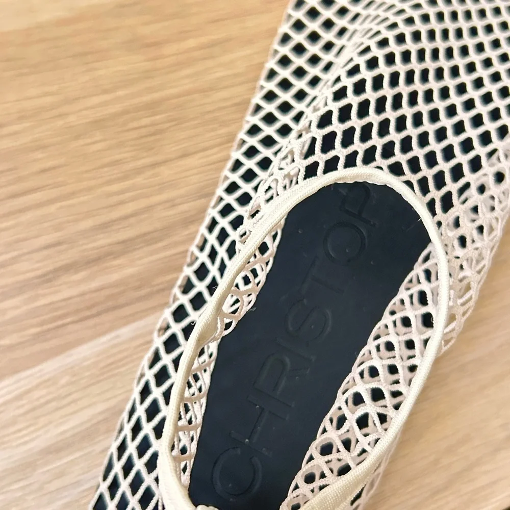 Christopher Esber Mesh Slip On Sandals
